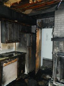 Our apartment was on the other side of this wall.  God is Good!